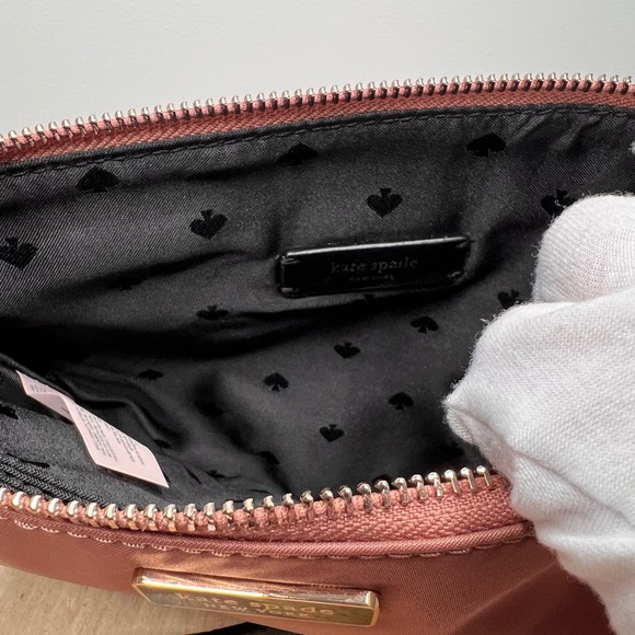 NWT Kate Spade Triple Gusset Nylon Crossbody - Picture 3 of 10